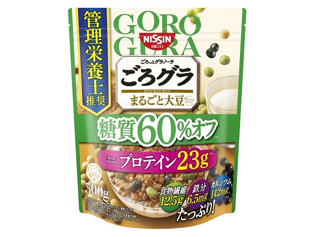 日清シスコ ごろっとグラノーラ 糖質60％オフ まるごと大豆