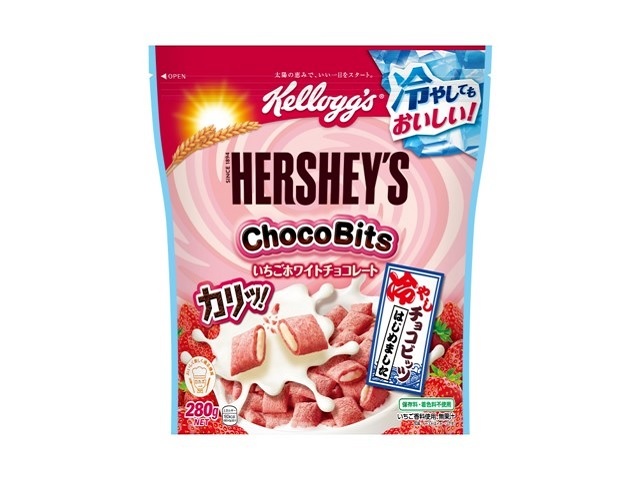 ケロッグ ハーシーチョコビッツ いちごホワイトチョコレート