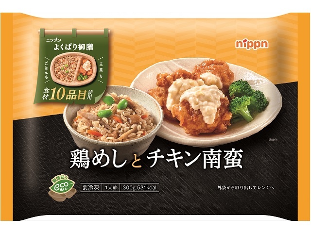 ニップン ニップン よくばり御膳 鶏めしとチキン南蛮