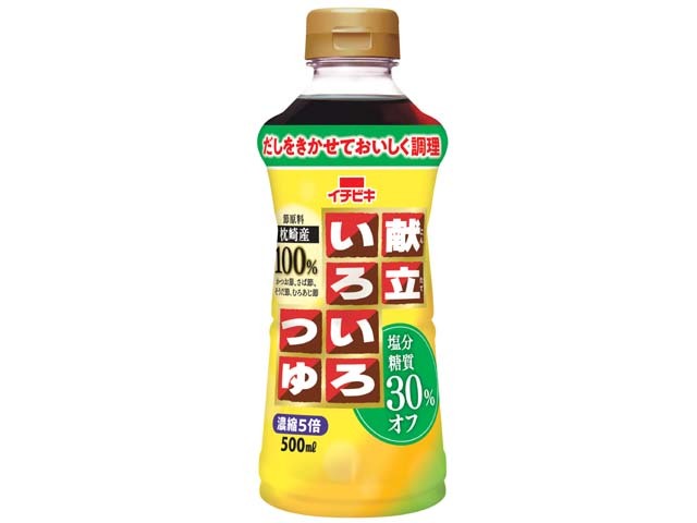 イチビキ 塩分・糖質30%オフ献立いろいろつゆ