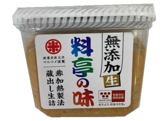 marukome 料亭の味 無添加