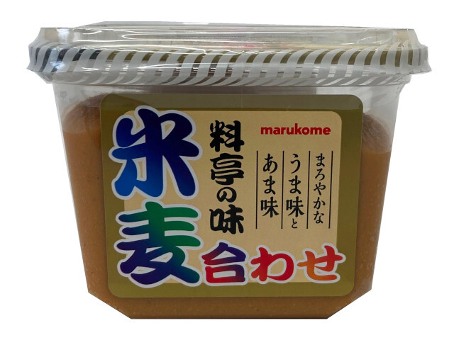 marukome 料亭の味 米麦合わせ だし入り