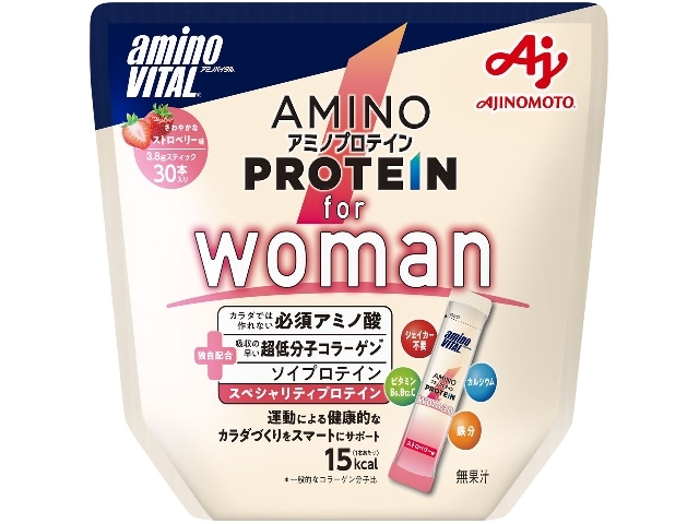 味の素 アミノバイタル® アミノプロテイン for woman ストロベリー味