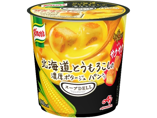 味の素 クノール® スープDELI® 北海道とうもろこしの濃厚ポタージュ パン入り