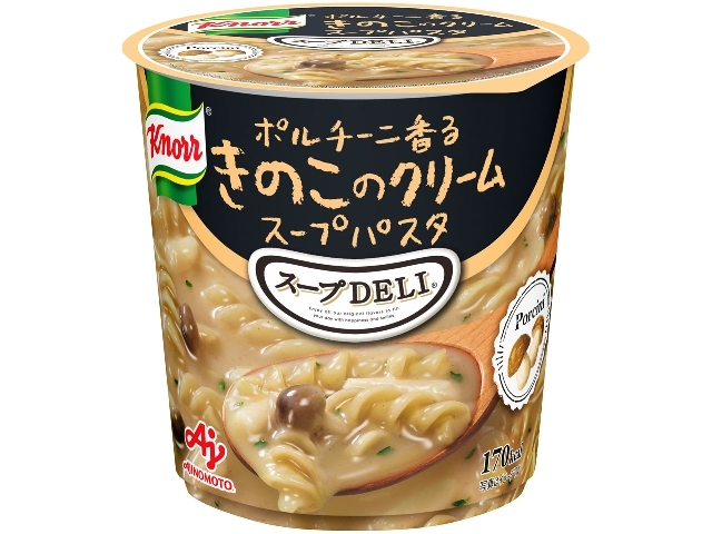 味の素 クノール® スープDELI® ポルチーニ香るきのこのクリームスープパスタ