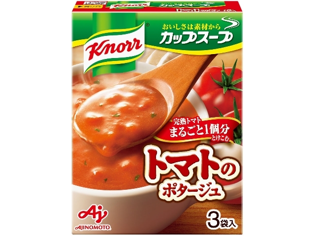 味の素 クノール® カップスープ 完熟トマトまるごと1個分使ったポタージュ